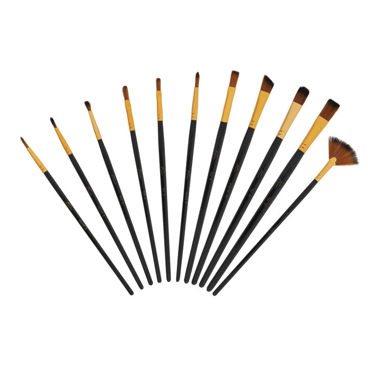 Set di pennelli NASSAU in confezione di plastica