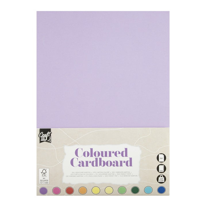 Cartoncino A4 a colori 10 fogli