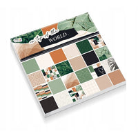 Carta per scrapbooking 24 fogli 30,5 x 30,5 - Motivi vegetali