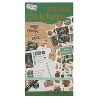 Libro di adesivi di Natale con copertina verde