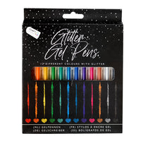 Penne gel metallizzate - set da 12 pz
