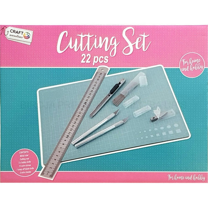Set di strumenti per incisione e taglio 22 pz