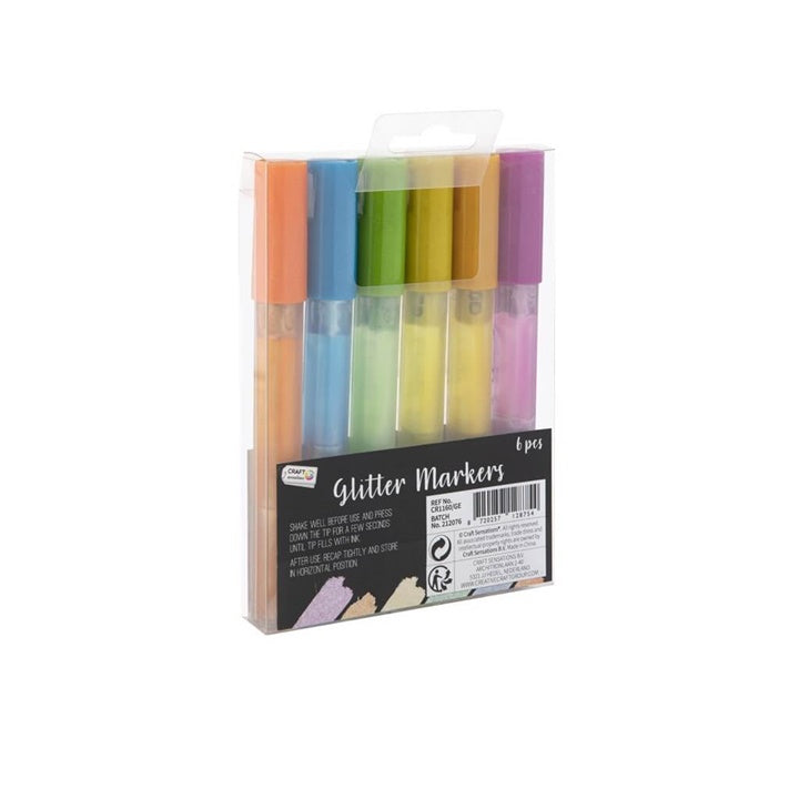 Set di pennarelli scintillanti 6 pz