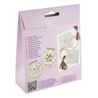 Mini set da ricamo 2 pezzi Ø 8,5 cm
