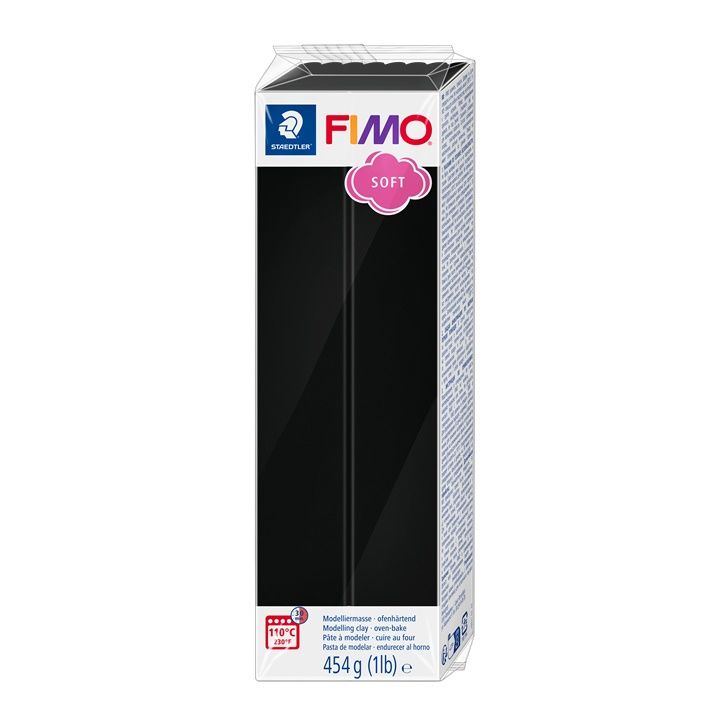FIMO Argilla polimerica morbida 454 g – Nero