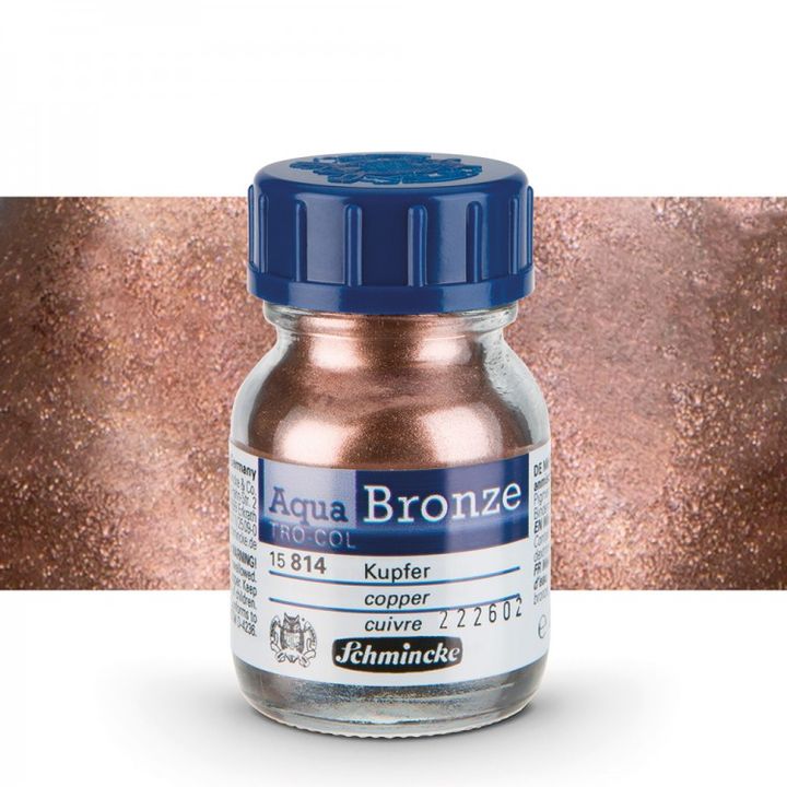 Polvere metallica Aqua-Bronze Schmincke 20 ml – 15 814 Rame