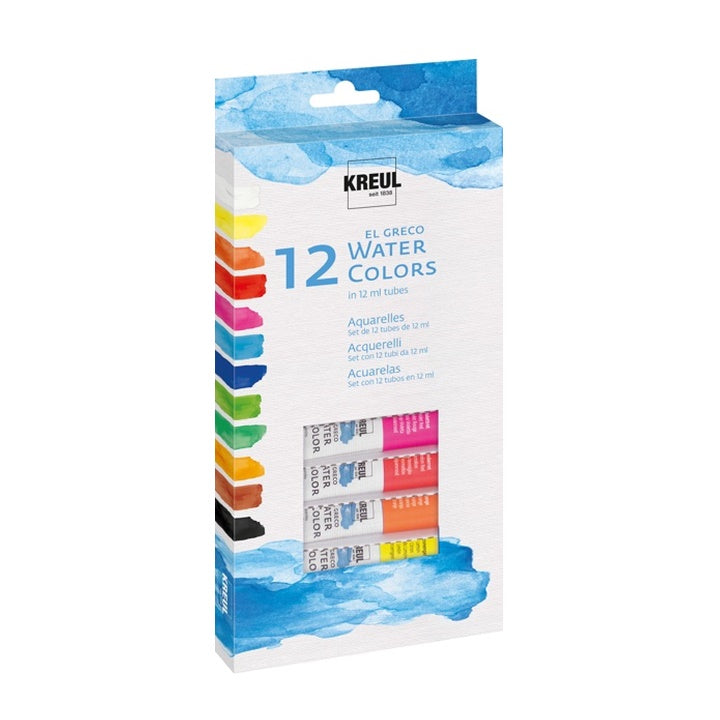 Acquerelli el Greco KREUL - 12 x 12 ml