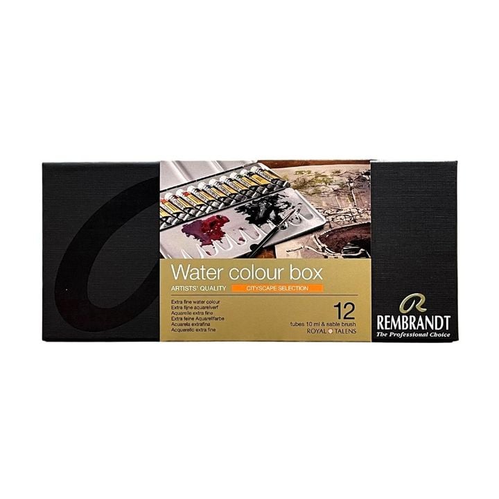 Acquerelli Rembrandt in tubi in una scatola di metallo – MONO PIGMENTED