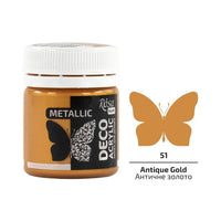 Acrilico per decorazioni, metallizzato, 20 ml, ROSA Talent