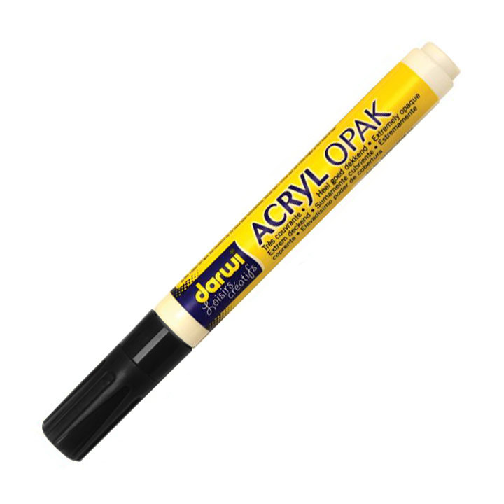 ACRYL  pennarelli universali acrilici 2mm - 6 ml – nero
