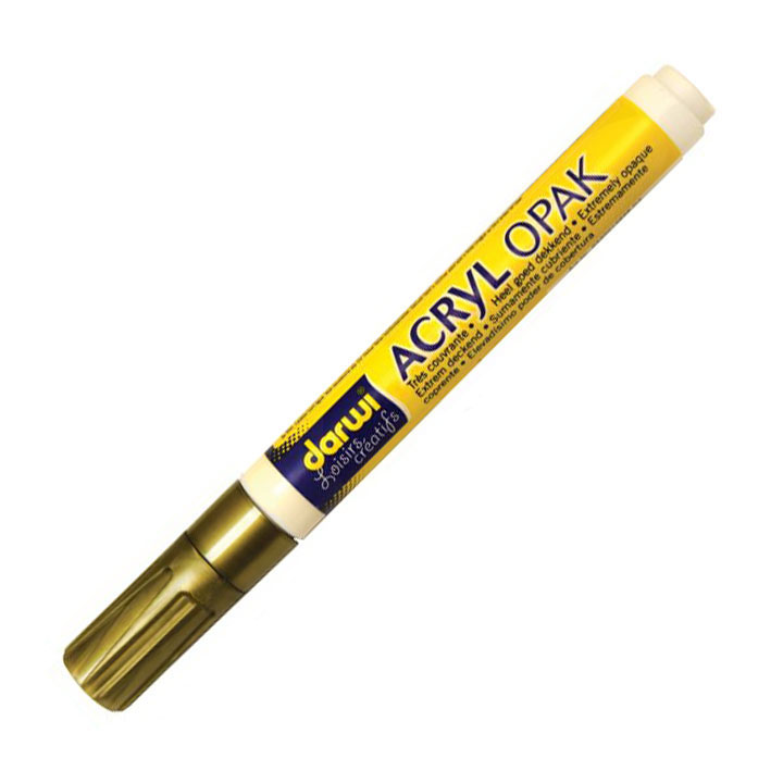 ACRYL  pennarelli universali acrilici 2mm - 6 ml – dorato