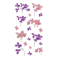 Adesivi trasparenti in PVC | fiori, 49 pz — immagine 4
