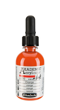 Inchiostro acrilico Schmincke AKADEMIE 50 ml | colori diversi – 230 Arancione
