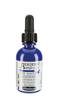 Inchiostro acrilico Schmincke AKADEMIE 50 ml | colori diversi – 442 Blu Ultramarino