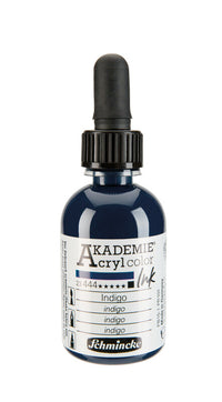 Inchiostro acrilico Schmincke AKADEMIE 50 ml | colori diversi – 444 Indaco