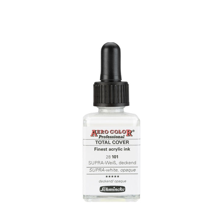 Inchiostro acrilico Schmincke AERO COLOR Professional Standard 28 ml – 101 SUPRA-Bianco Opaco