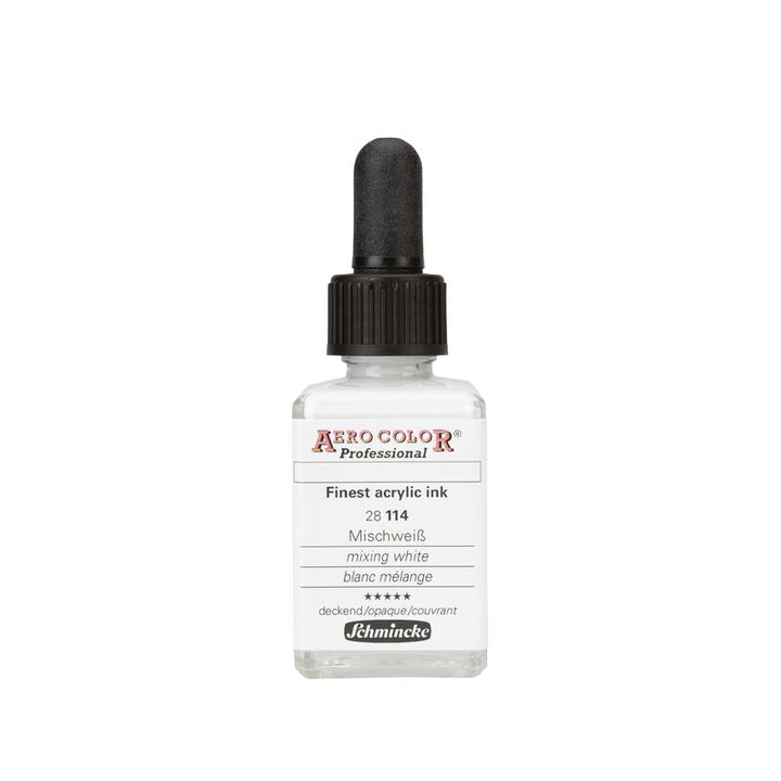Inchiostro acrilico Schmincke AERO COLOR Professional Standard 28 ml – 114 miscelazione del bianco