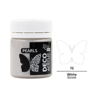 ROSA TALENT Vernice decorativa acrilica perlata 20 ml – 72 Bianco