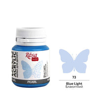 ROSA TALENT Vernice decorativa acrilica perlata 20 ml – 73 Azzurro