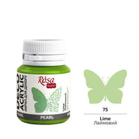 ROSA TALENT Vernice decorativa acrilica perlata 20 ml – 75 Calce