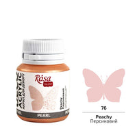 ROSA TALENT Vernice decorativa acrilica perlata 20 ml – 76 Pesca