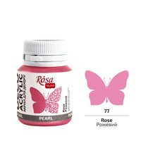 ROSA TALENT Vernice decorativa acrilica perlata 20 ml – 77 Rosa