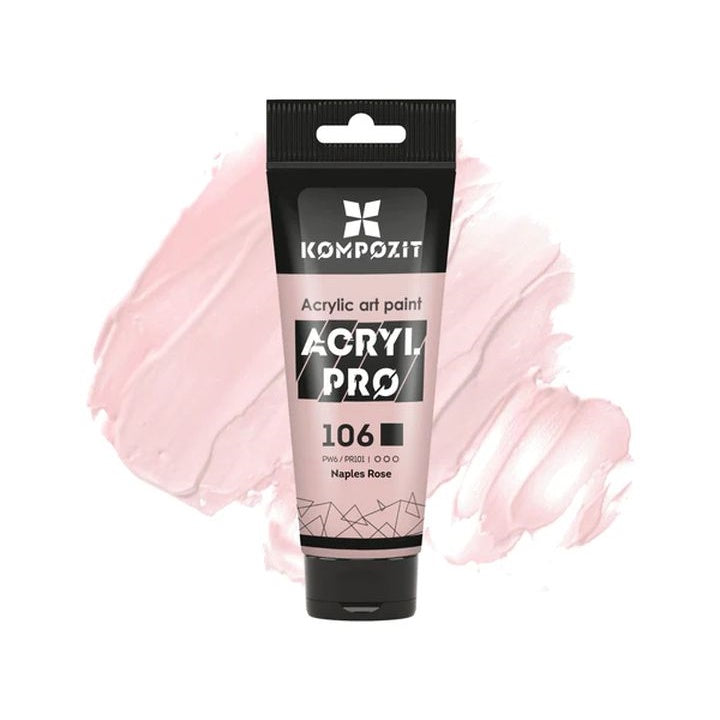 Vernice acrilica ACRYL PRO ART Composite 75 ml – 106 rosa napoletano