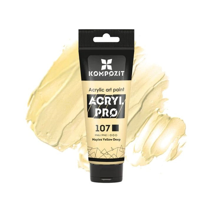 Vernice acrilica ACRYL PRO ART Composite 75 ml – 107 giallo napoletano