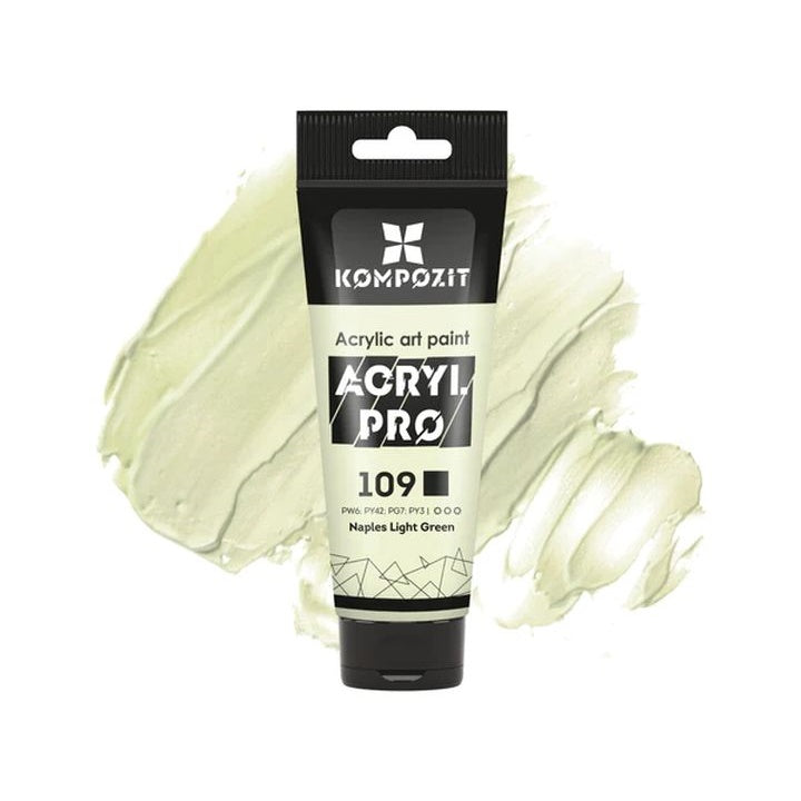 Vernice acrilica ACRYL PRO ART Composite 75 ml – 109 Verde chiaro napoletano