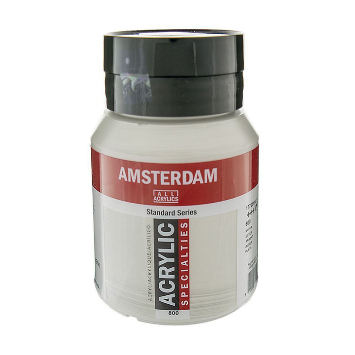 Colore acrilico Amsterdam Standard Series 500 ml – 800 Silver