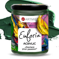 Vernice acrilica ARTMIE EUFORIA 430 ml – 321 verde ftalo