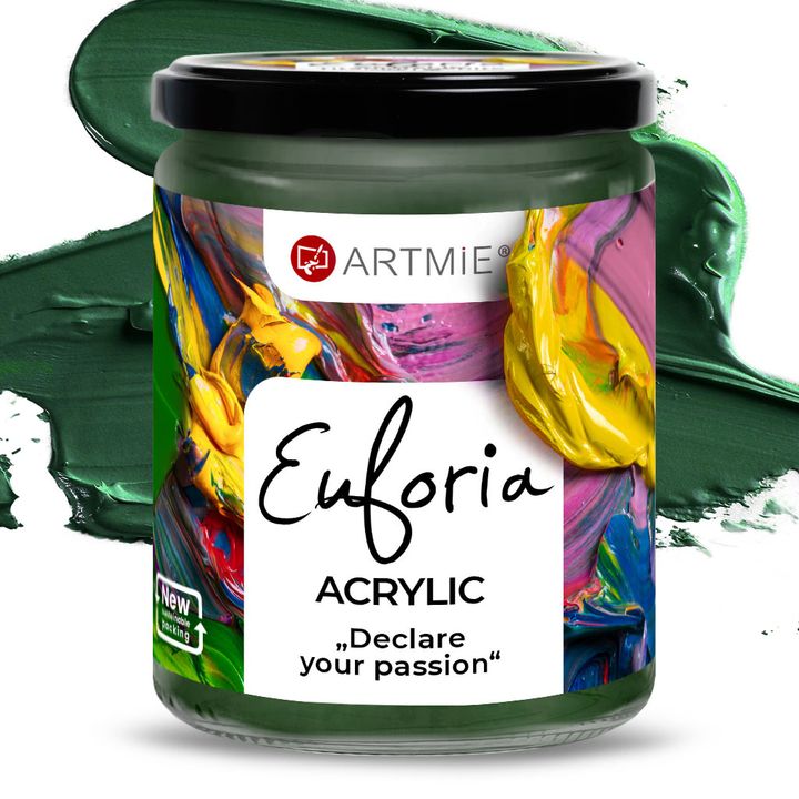 Vernice acrilica ARTMIE EUFORIA 430 ml – 321 verde ftalo
