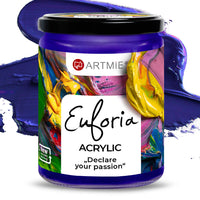 Vernice acrilica ARTMIE EUFORIA 430 ml – 390 blu oltremare