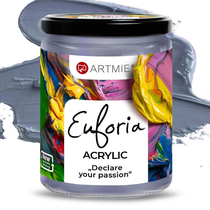 Vernice acrilica ARTMIE EUFORIA 430 ml – 512 blu-grigio