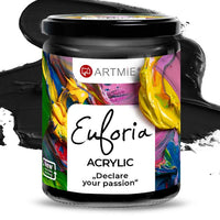 Vernice acrilica ARTMIE EUFORIA 430 ml – 540 mars nero