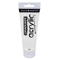 Colori acrilici Daler-Rowney GRADUATE 120 ml – 011 White
