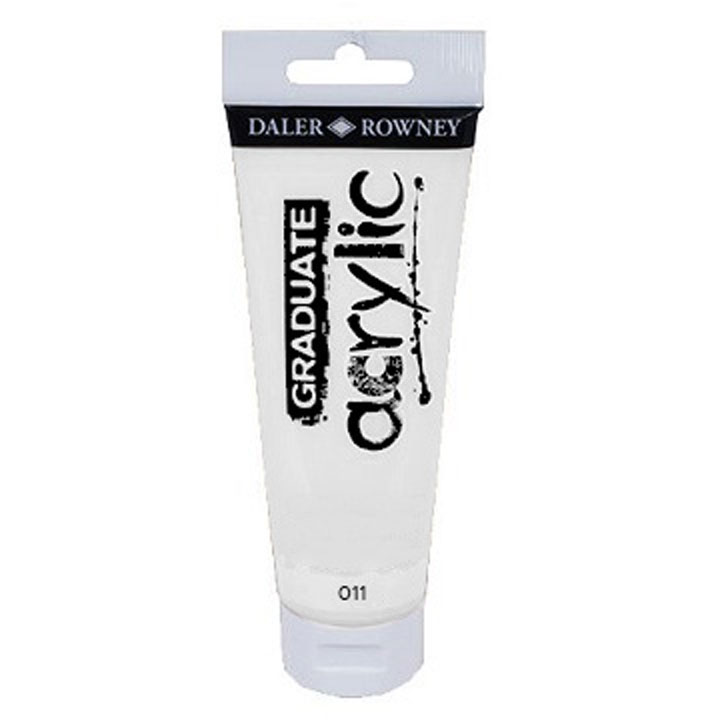 Colori acrilici Daler-Rowney GRADUATE 120 ml – 011 White
