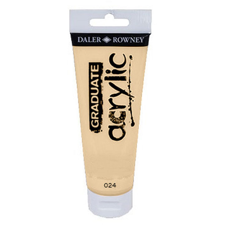 Colori acrilici Daler-Rowney GRADUATE 120 ml – 024 Buff titanium