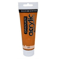 Colori acrilici Daler-Rowney GRADUATE 120 ml – 201 Burnt sienna