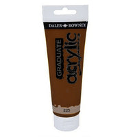 Colori acrilici Daler-Rowney GRADUATE 120 ml – 225 Burnt umber