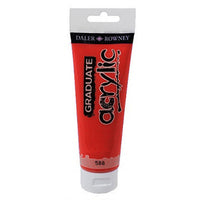 Colori acrilici Daler-Rowney GRADUATE 120 ml – 588 Vermilion hue