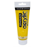 Colori acrilici Daler-Rowney GRADUATE 120 ml – 605 Cadmium yellow hue