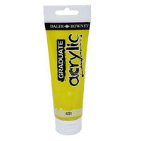 Colori acrilici Daler-Rowney GRADUATE 120 ml – 651 Lemon yellow