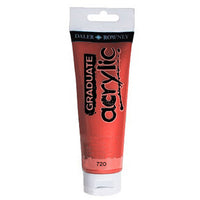 Colori acrilici Daler-Rowney GRADUATE 120 ml – 720 Metallic red