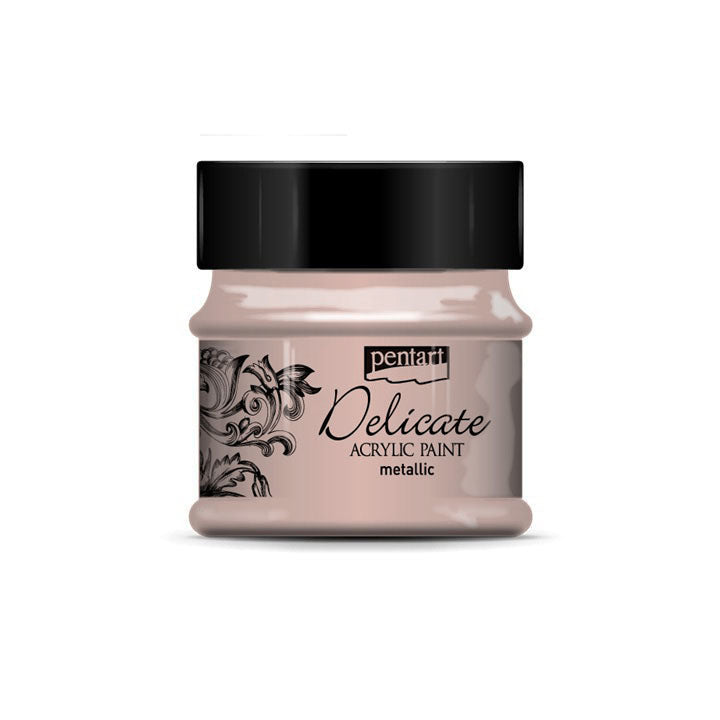 Colori acrilici Delicate metallizzati 50ml – rose gold