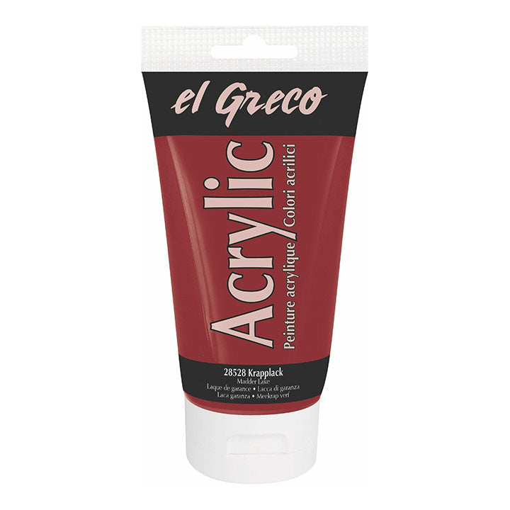 Colore acrilico El Greco 150 ml – Madder Lake