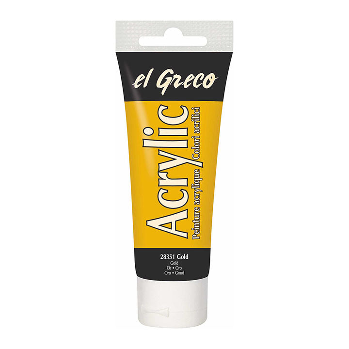 Colore acrilico El Greco 75 ml – Gold