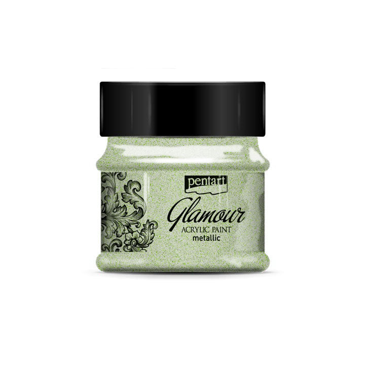 Colori acrilici Glamour metallizzati 50ml – antique silver