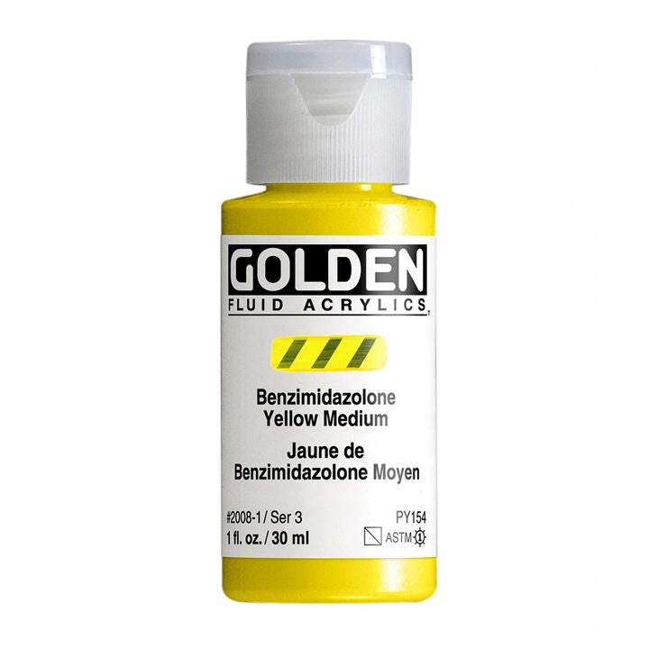 GOLDEN Vernice acrilica fluida 118 ml – 2008 bismuto vanadato giallo