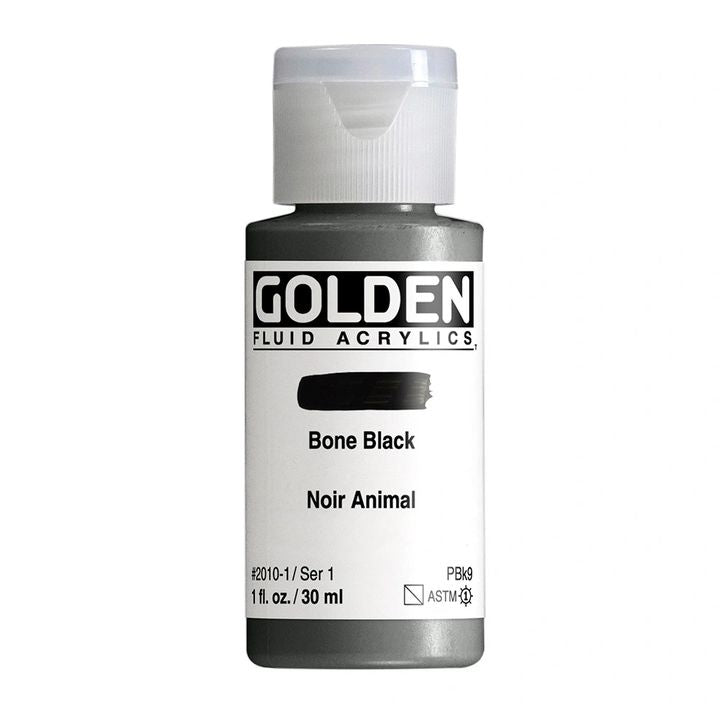 GOLDEN Vernice acrilica fluida 118 ml – 2010 nero osso